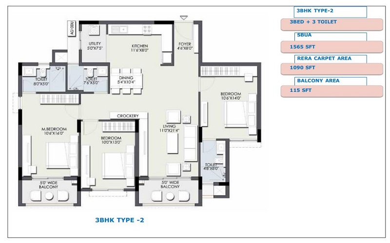 Sterlitee Regal Park 5 BHK floor plan measuring approximately 3500 to 3600 square feet