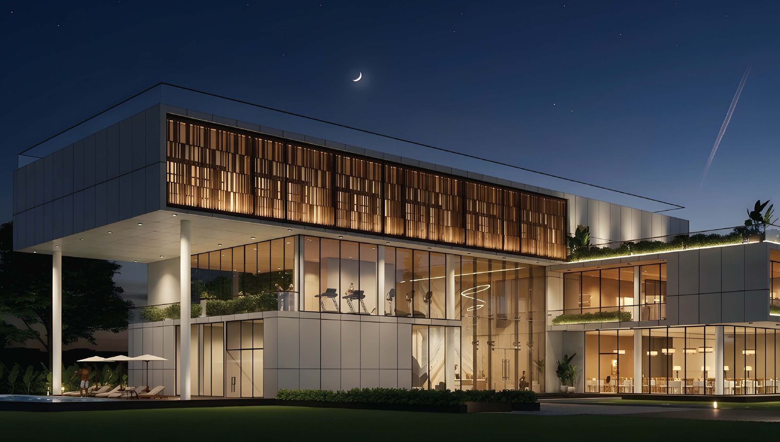 25,000 sq ft clubhouse
